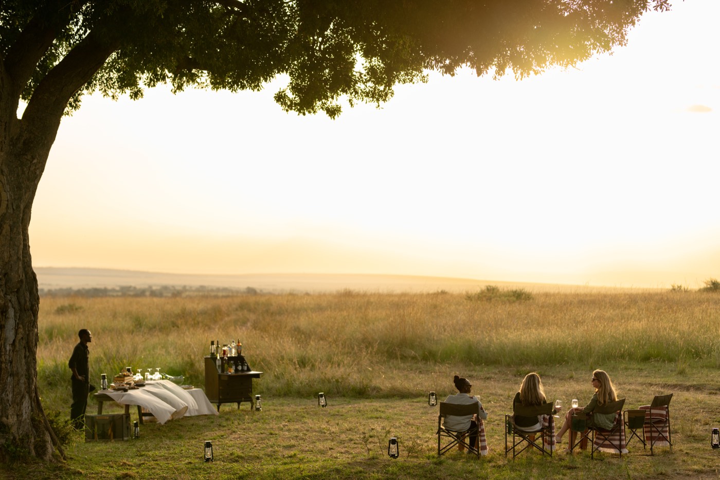 Entim Wilder sundowner on the plains