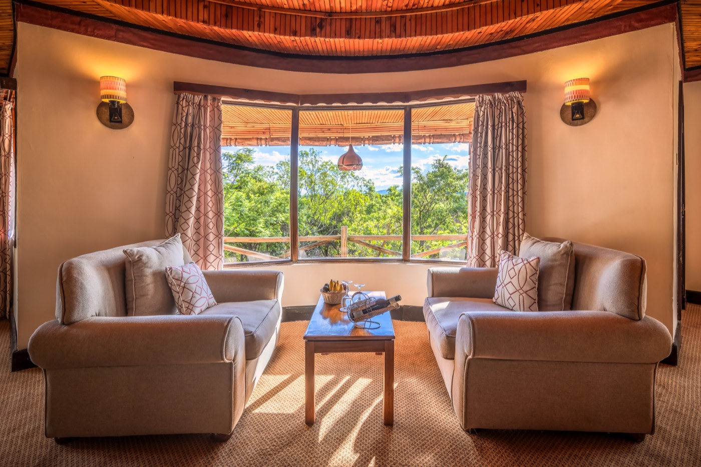 Masai Mara lounge area