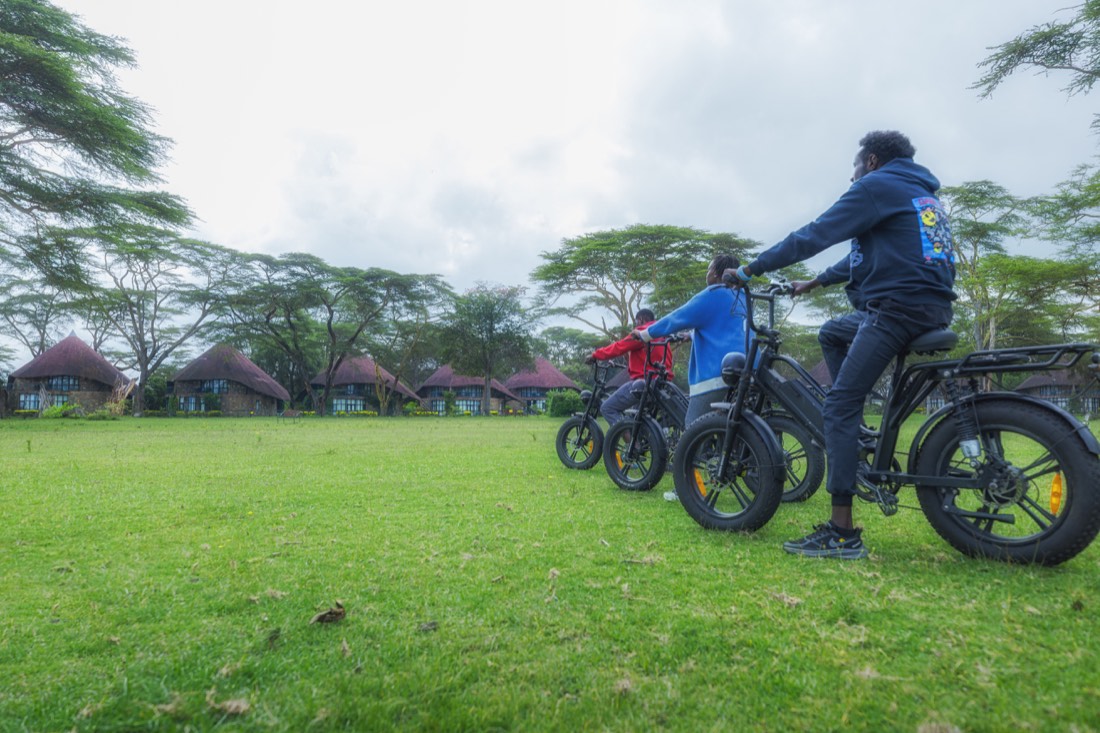 Bikes at Lake Naivasha
