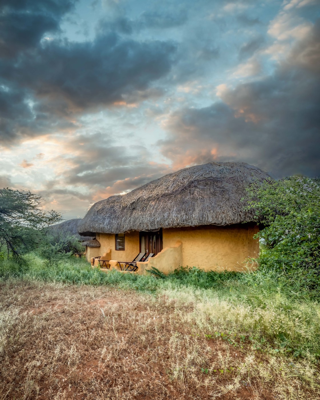 Samburu room exterior at sunset